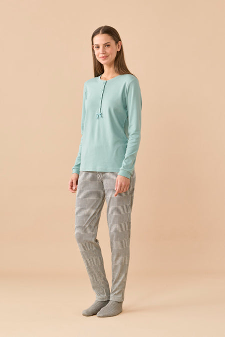 Pigiama Donna+ Caldo Cotone Prince Natural - FA009894