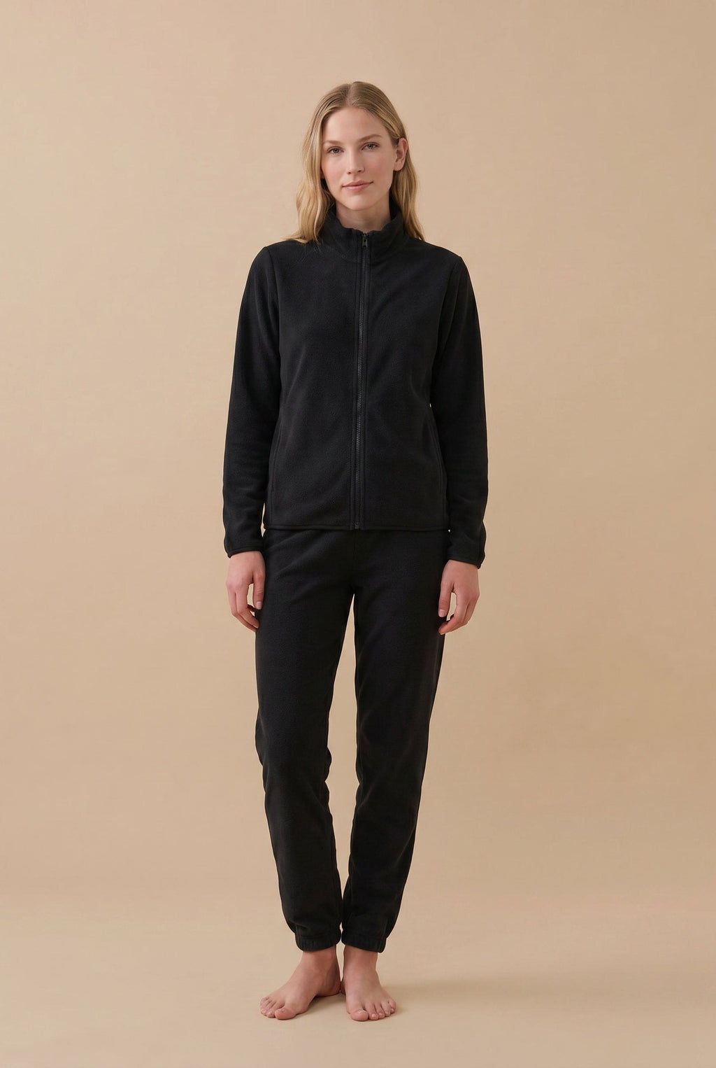 Completo Donna Micropile Rasato Articolo Unito Taglie Plus - Noidinotte