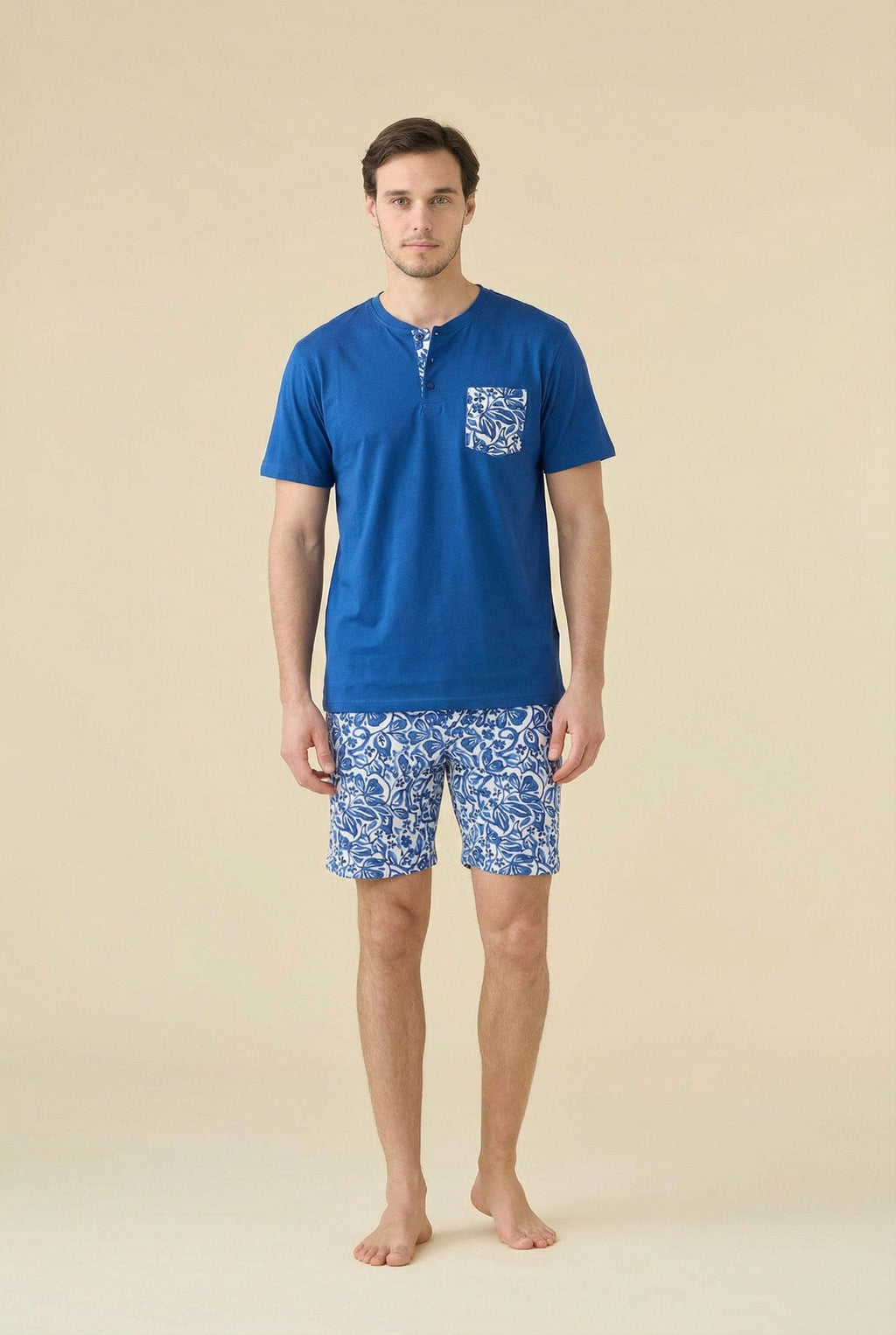 Pigiama Uomo Jersey di Cotone Manica Corta – Noidinotte