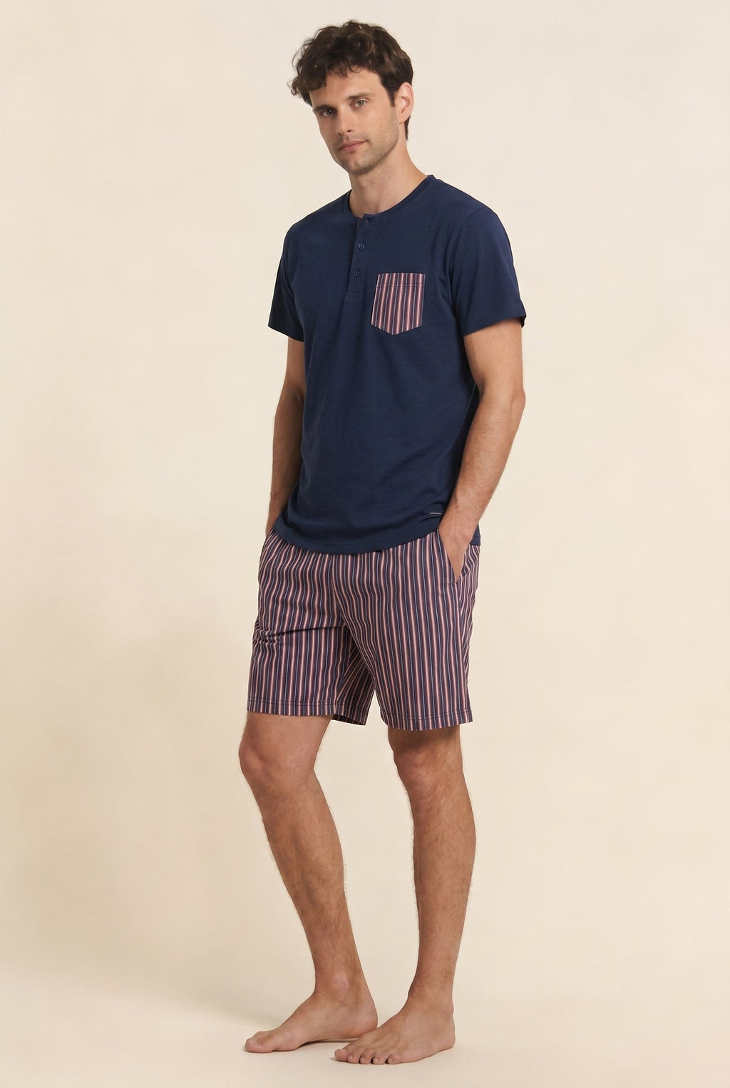 Pigiama Uomo Estivo in Cotone Linea Comfort Plus FC2698 - Noidinotte