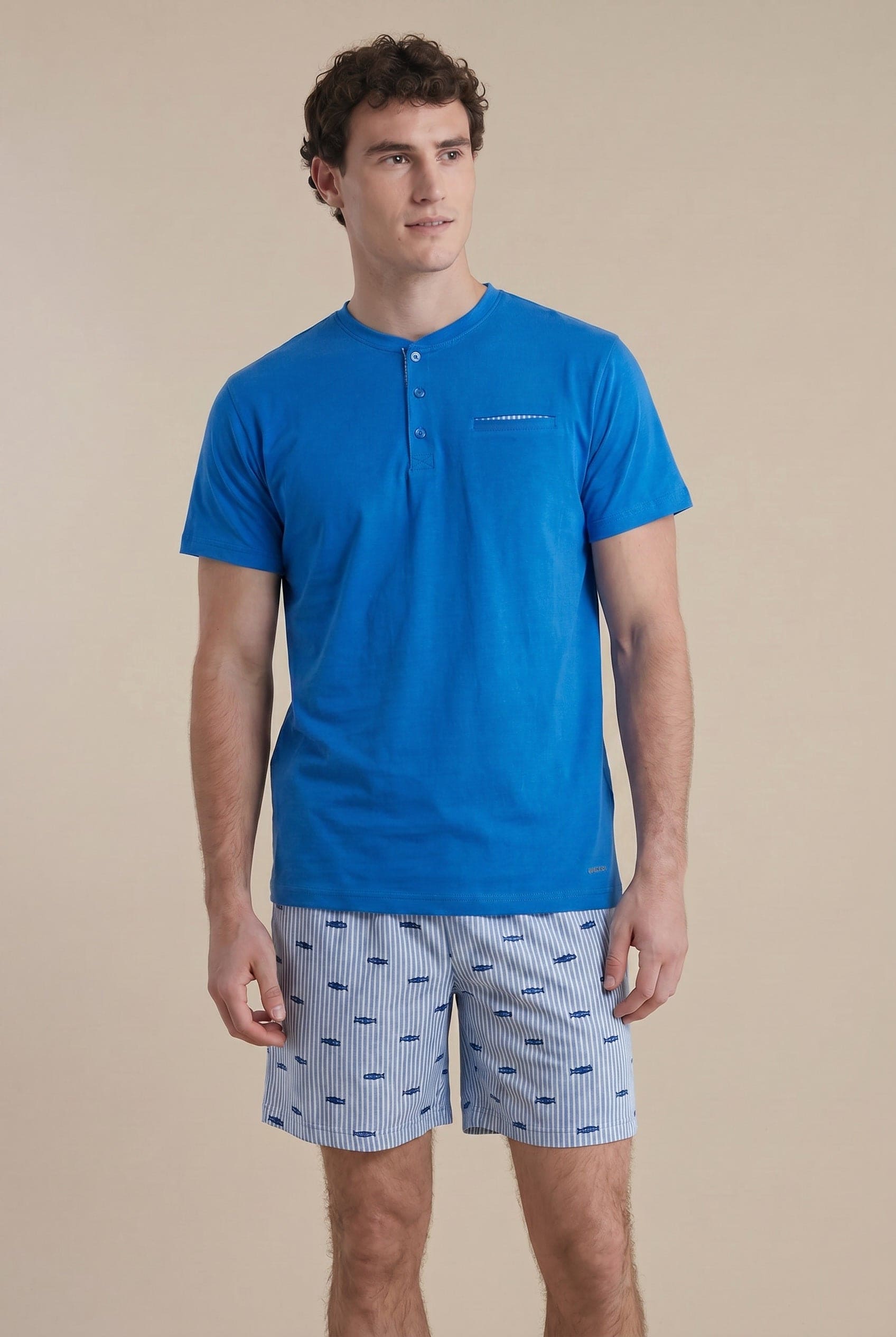 Pigiama Uomo Estivo in Cotone FC3065 - Noidinotte