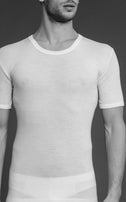 Maglietta uomo longlife girocollo in pura lana Boglietti FNL015