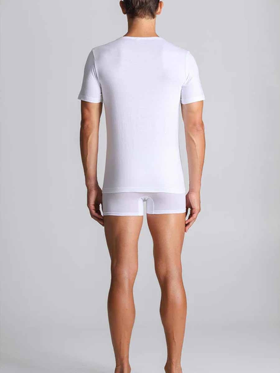 Maglietta uomo manica corta scollo a V Boglietti FNM001