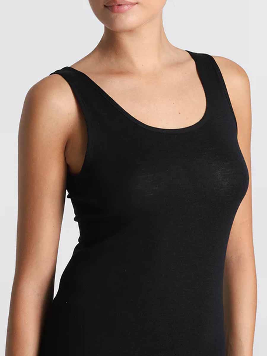 Canotta donna longlife spallina stretta in lana e seta Boglietti FRB016