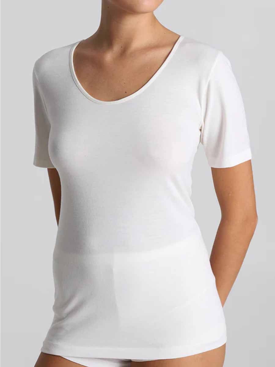 Maglietta donna indue lana e cotone Boglietti FRF013