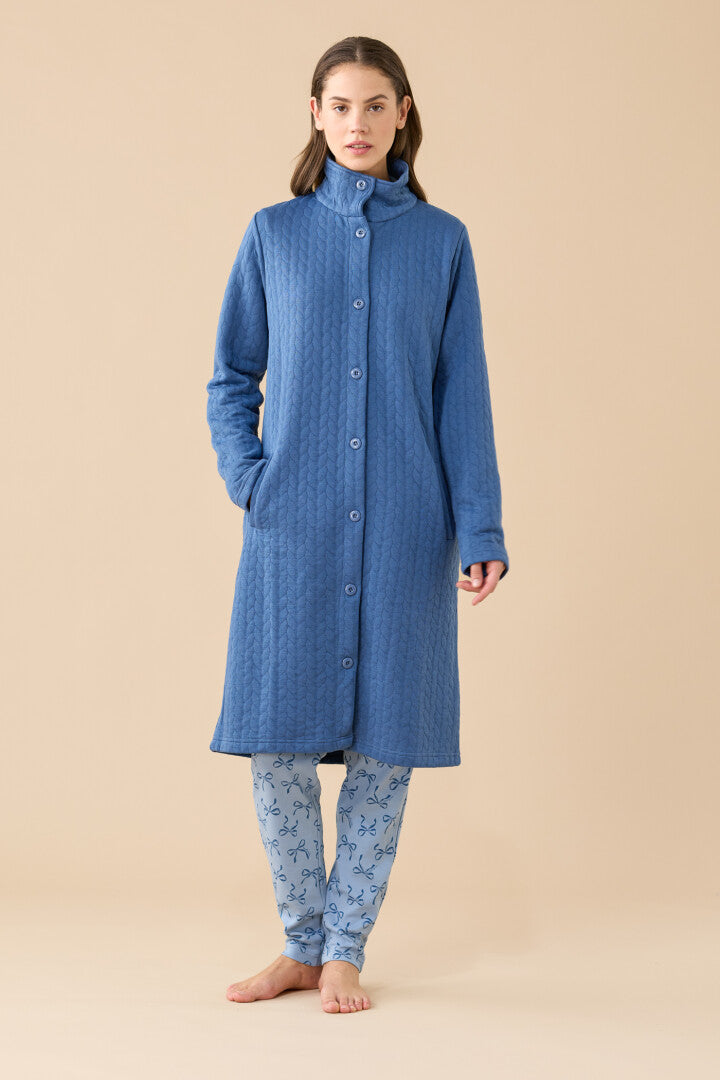 Vestaglia donna in matelassé Bows & Roses Noidinotte