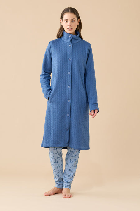 Vestaglia donna in matelassé Bows & Roses Noidinotte
