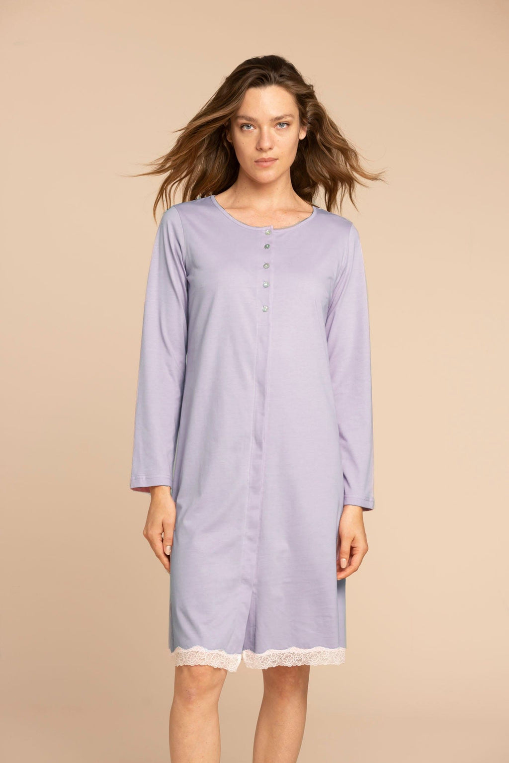 Camicia da Notte in Cotone (LA3104)