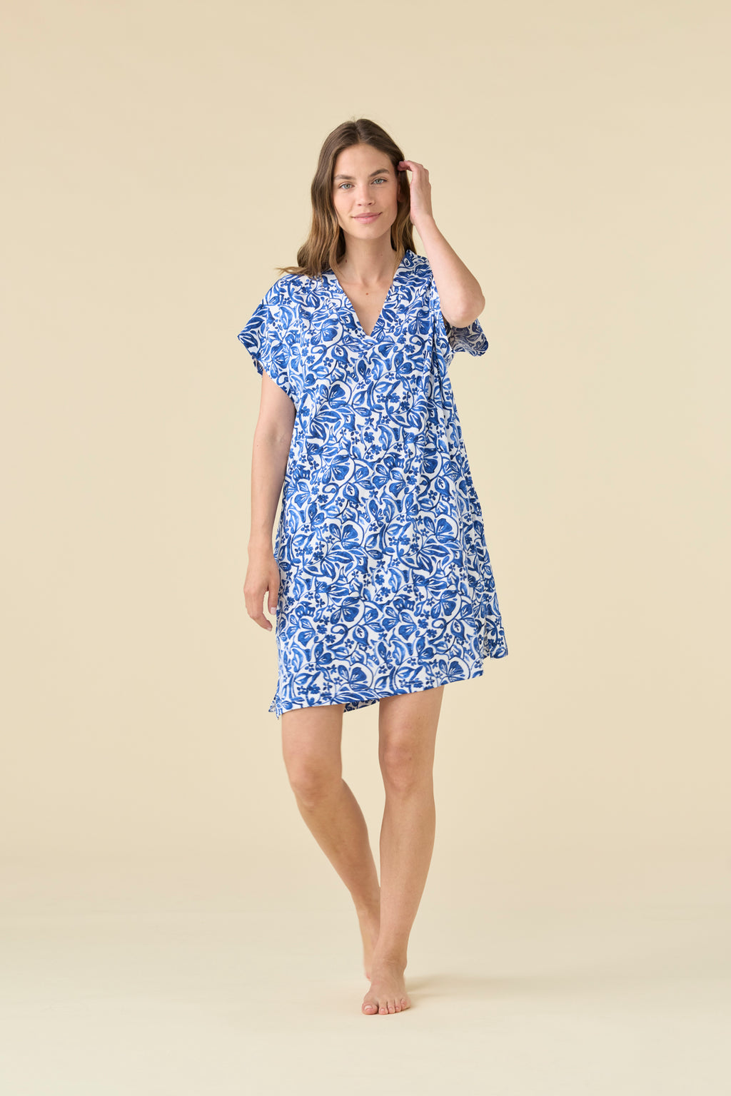 Abitino Casa Donna in Cotone Manica Scesa – Noidinotte