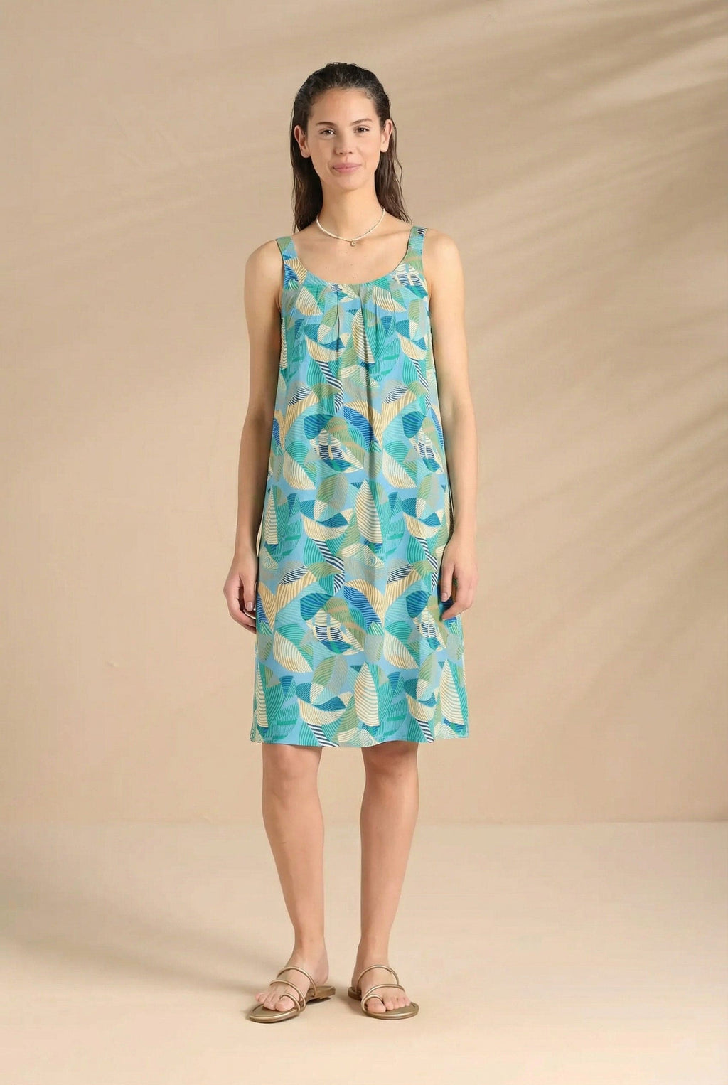 Abito Donna Estivo a Bretellina in Viscosa Colorful - Noidinotte