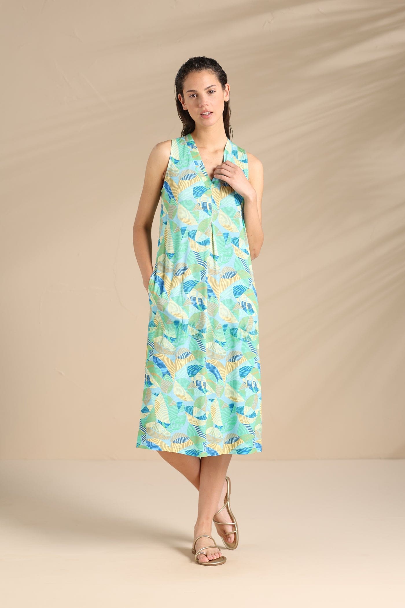 Abito Donna Estivo in Viscosa Colorful - Noidinotte