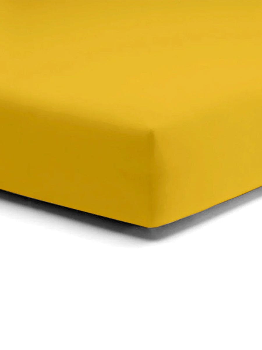 Lenzuolo Sotto Elasticizzato Con Angoli Mako-Jersey Deluxe Cotone - Daunex