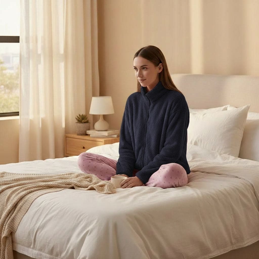 Noidinotte Giacca Donna in Eco-Pelliccia con Collo Alto e Zip Pile