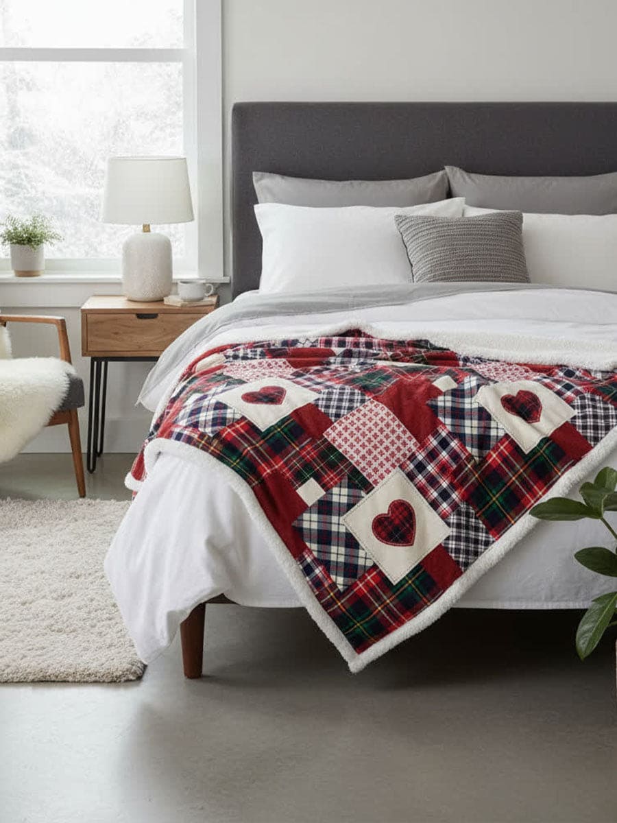 Plaid Morbidotto Light In Pile Saint Veran - Daunex