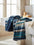 Set 1+1 Asciugamani Jacquard Fantasia Rigata - Carrara