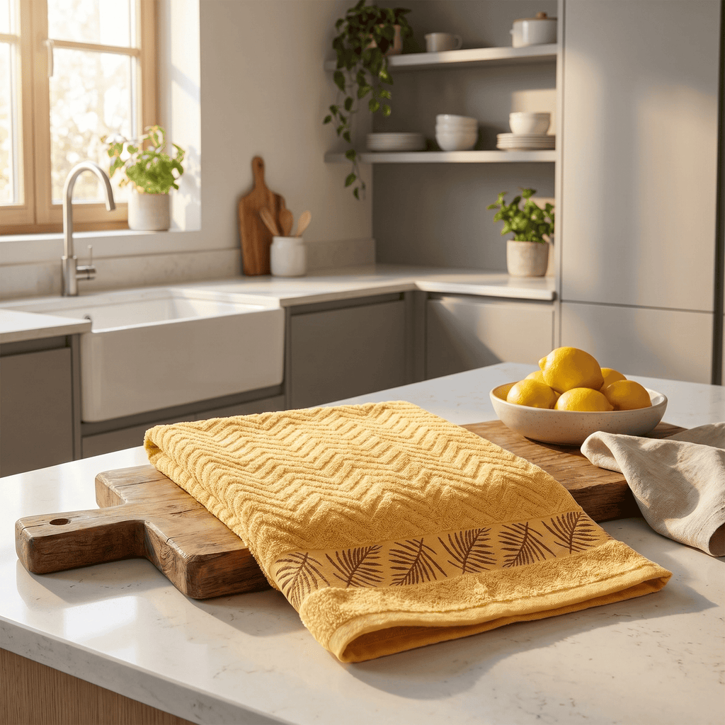 Strofinacci Cucina in Spugna Puro Cotone Flora Daltex (50x70 cm)