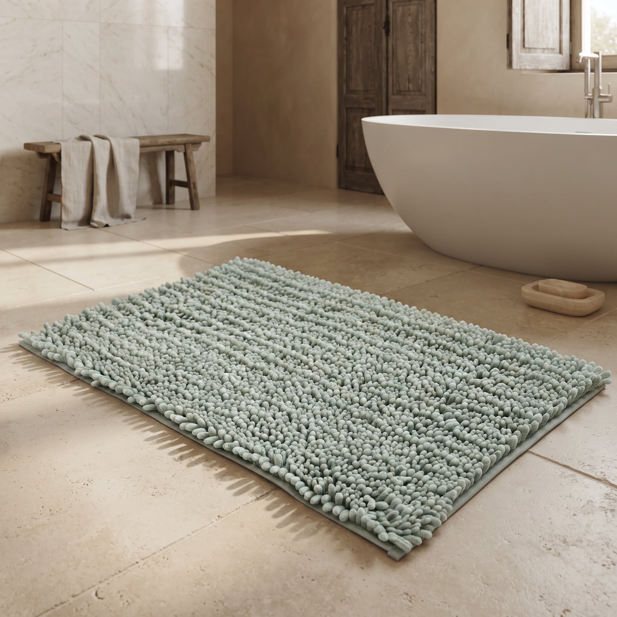 Tappeto Bagno Sprint effetto Peloso e morbido al tatto - Daunex