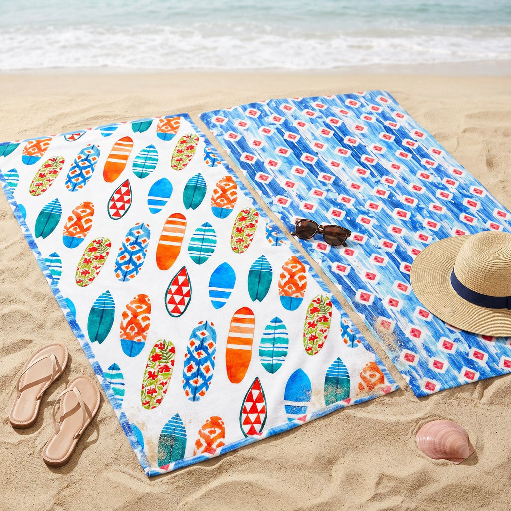 Telo Mare Microfibra Tamarindo Daunex Compact Dry Double-Face – 100x170 cm