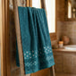 Telo Doccia Grande 100x150 cm Spugna di Cotone 450gr Soft Touch Daltex Poison