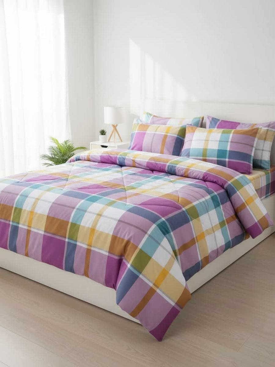 Trapunta Ferraruccia Lilla Imbottitura Effetto Piuma - Ferrari