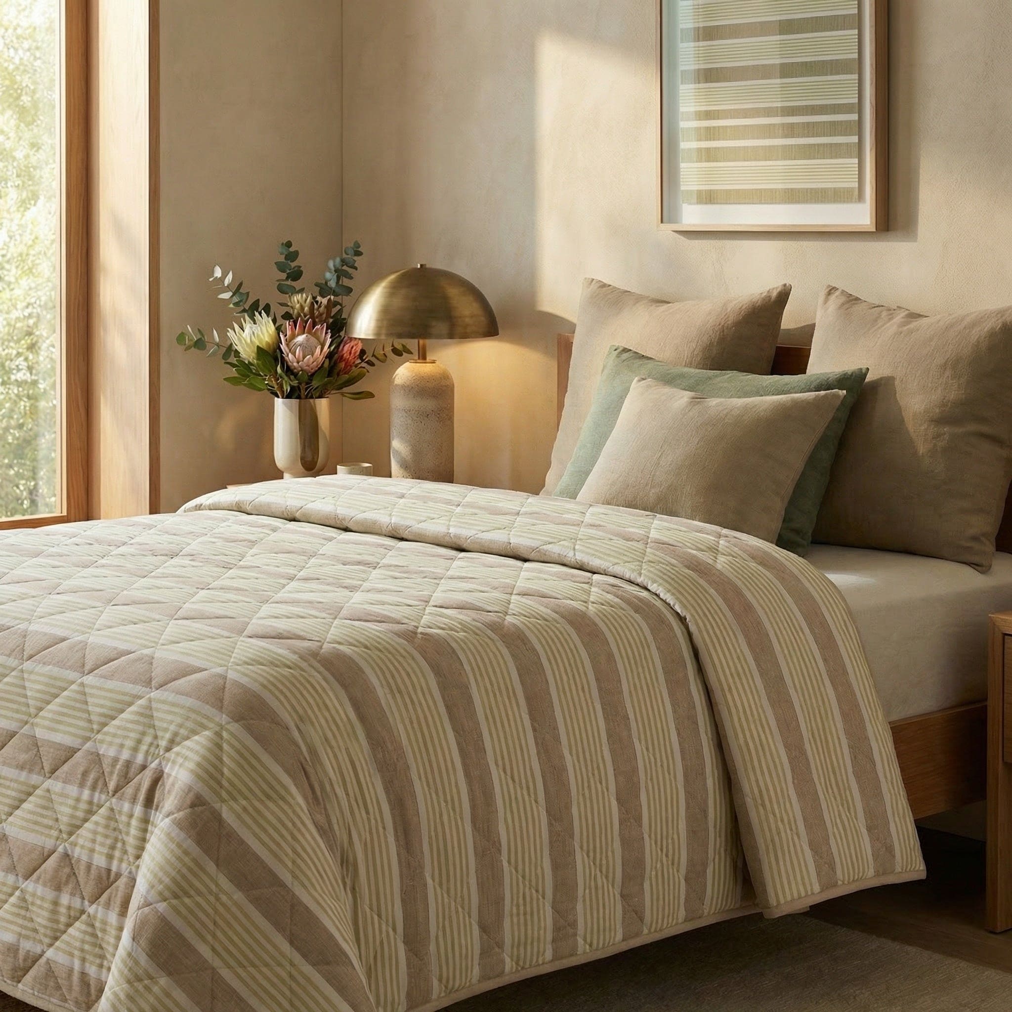Trapuntino Double-Face Martha O’Neil – Raso di Cotone Made in Italy