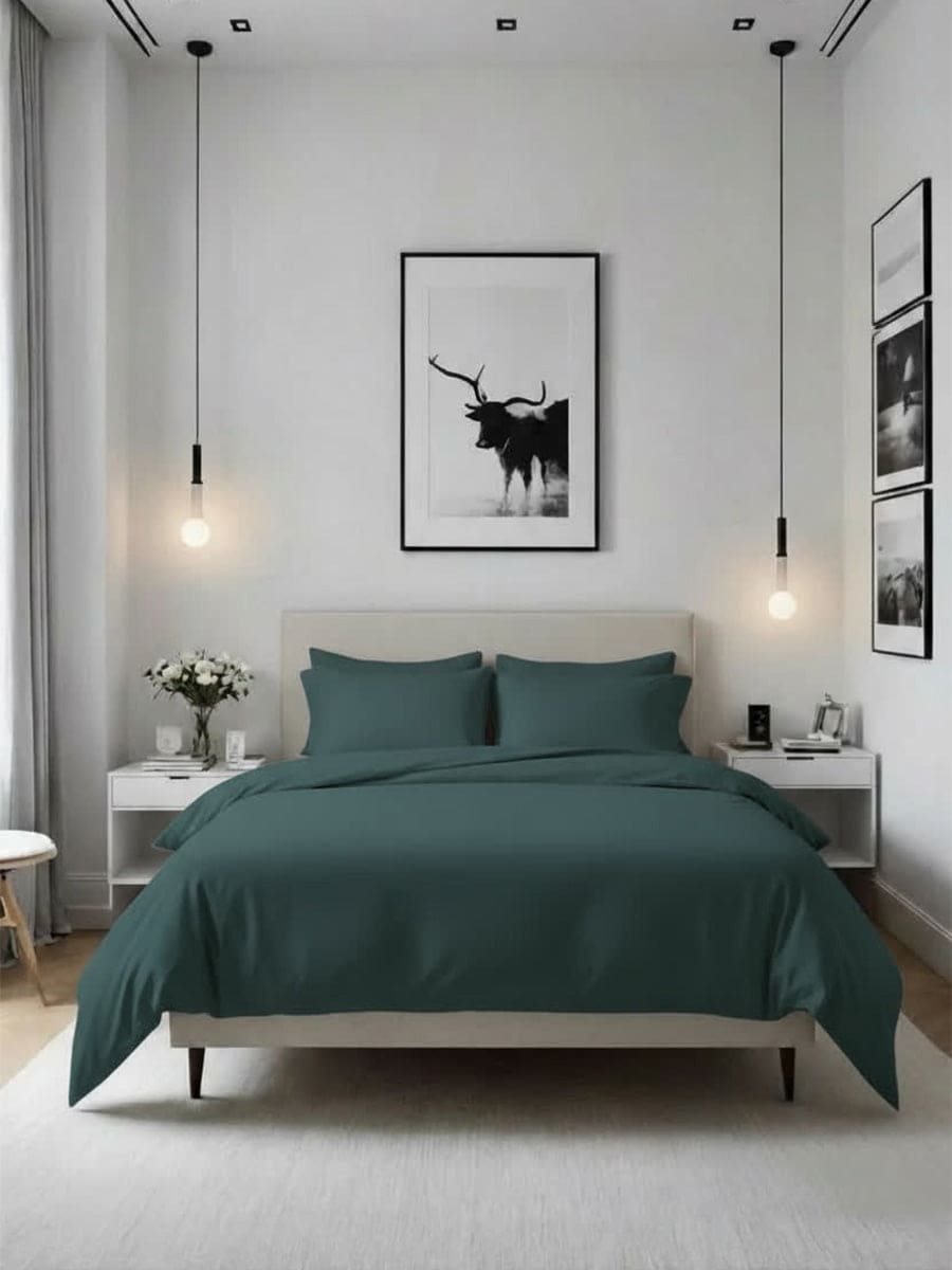 Parure Copripiumino Caldo Cotone Essenza - Daltex