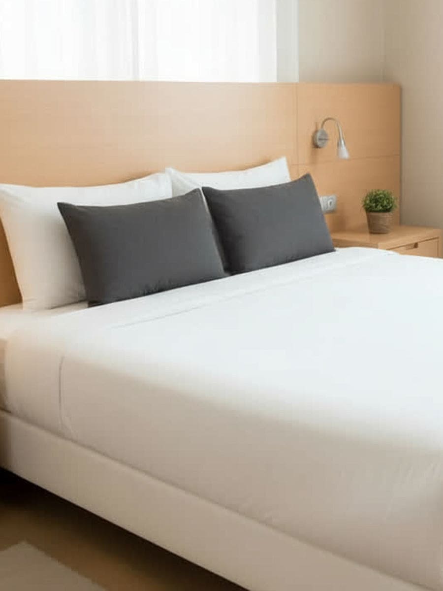 Coppia Federe Caldo Cotone Tinta Unita Essenza - Daltex