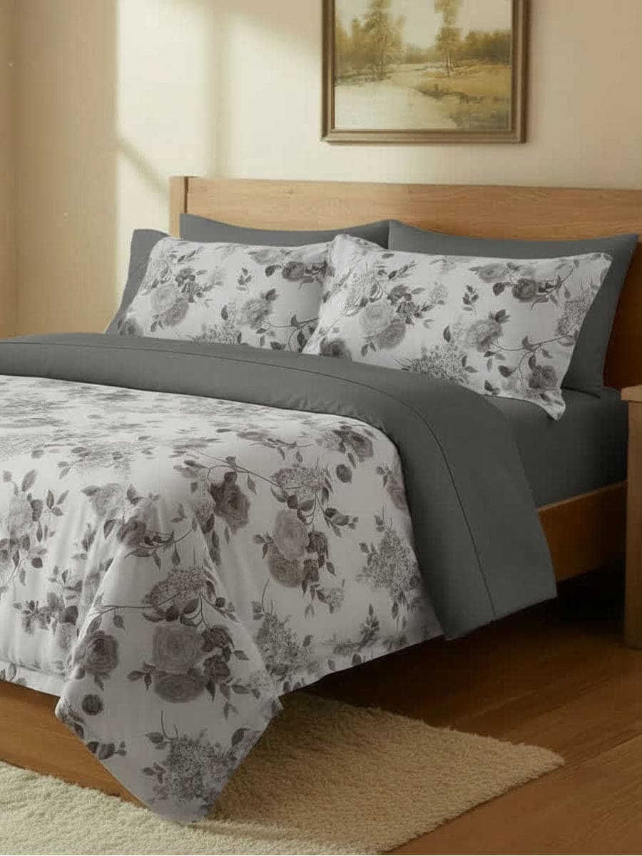 Parure Copripiumino 100% Cotone Naturale Sanderson - Daltex