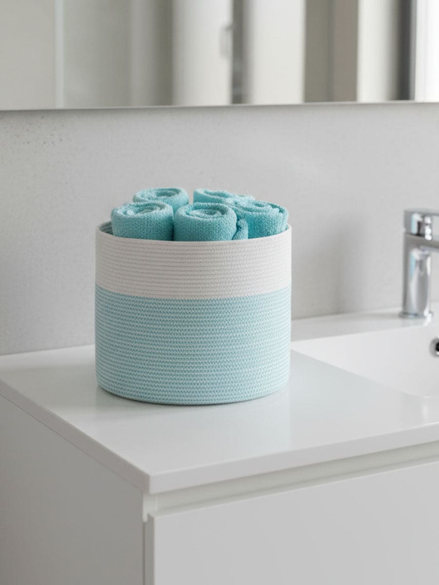 Set Zig Zag 4 Lavette con Cestino - Daunex