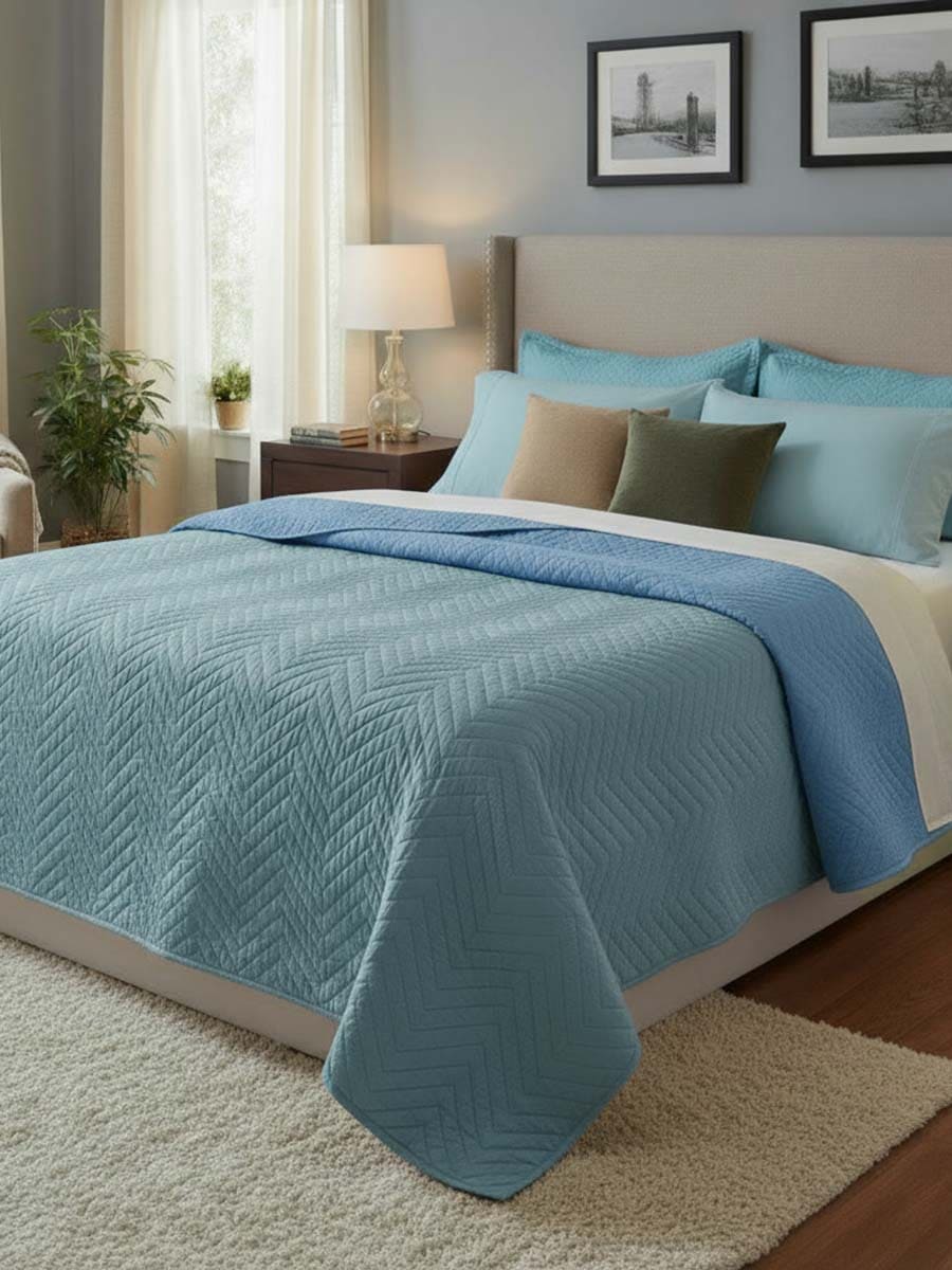 Trapuntino In Microfibra Anallergico Bicolor Duplex - Daltex