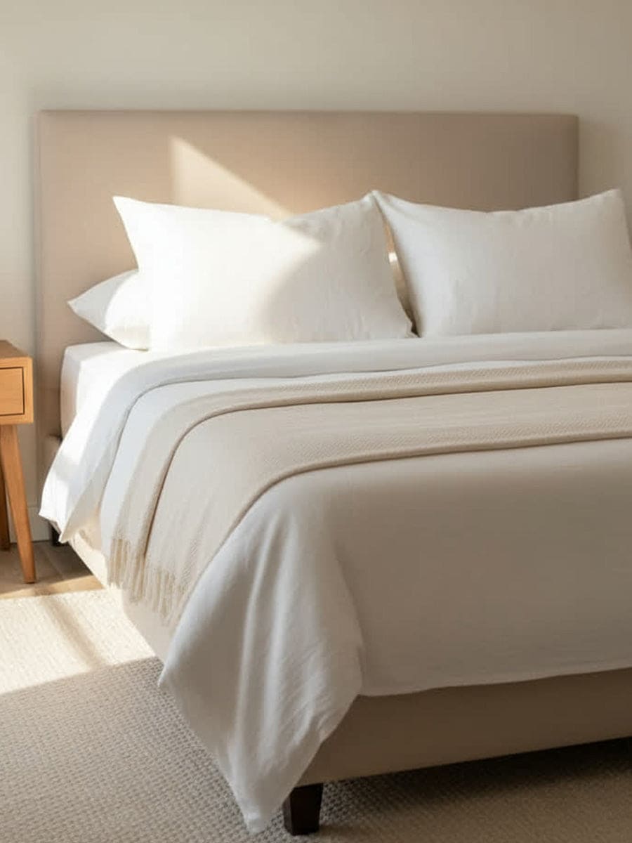 Coppia Federe Caldo Cotone Tinta Unita Essenza - Daltex