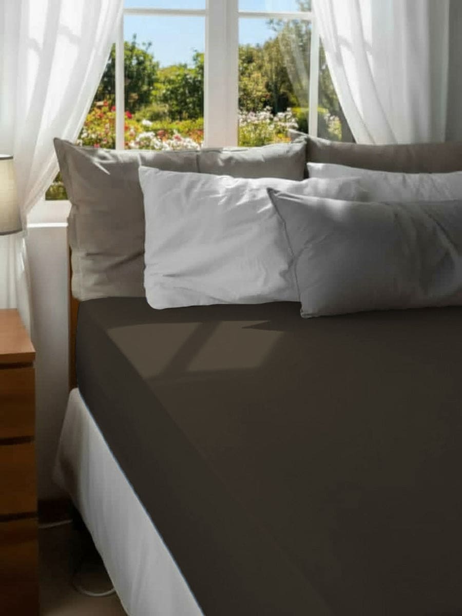 Lenzuolo Sotto Con Angoli Tinta Unita Essenza Fuori Misura - Daltex