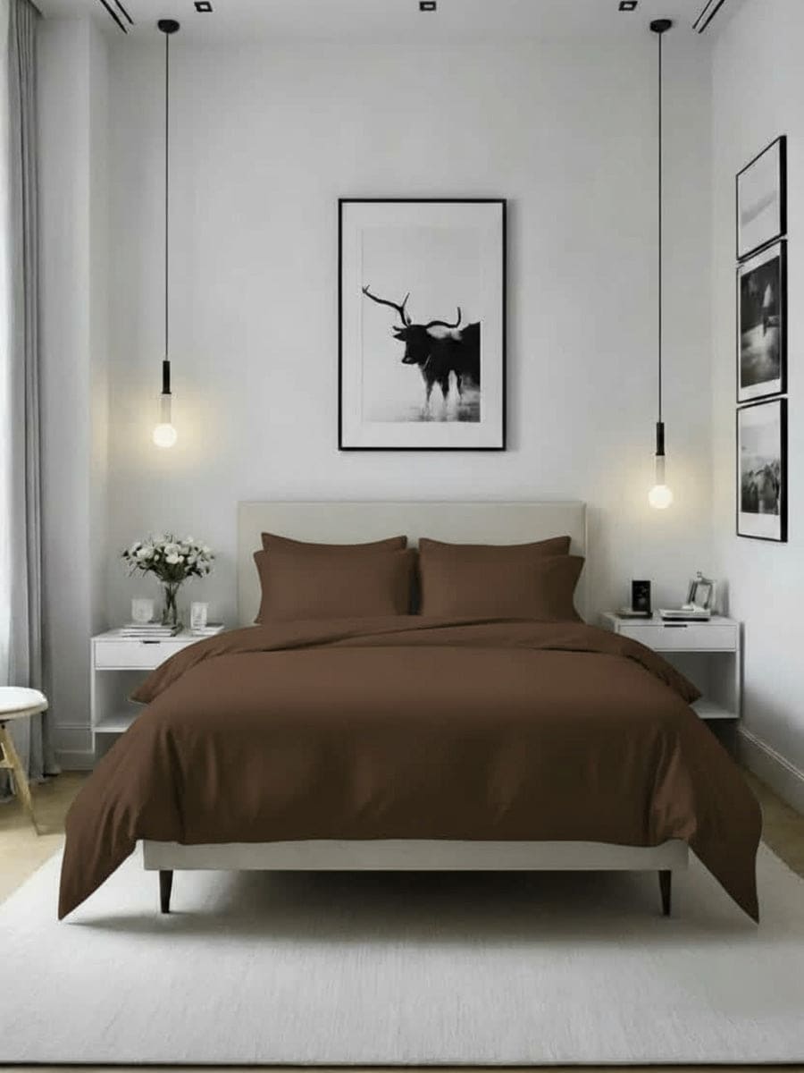 Parure Copripiumino Caldo Cotone Essenza - Daltex