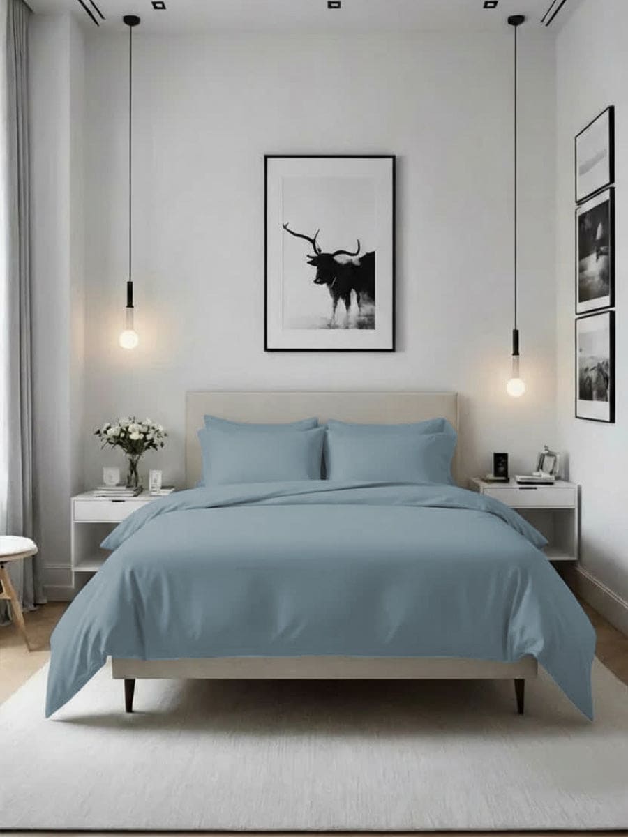 Parure Copripiumino Caldo Cotone Essenza - Daltex