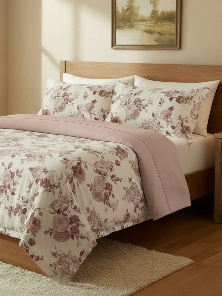 Parure Copripiumino 100% Cotone Naturale Sanderson - Daltex