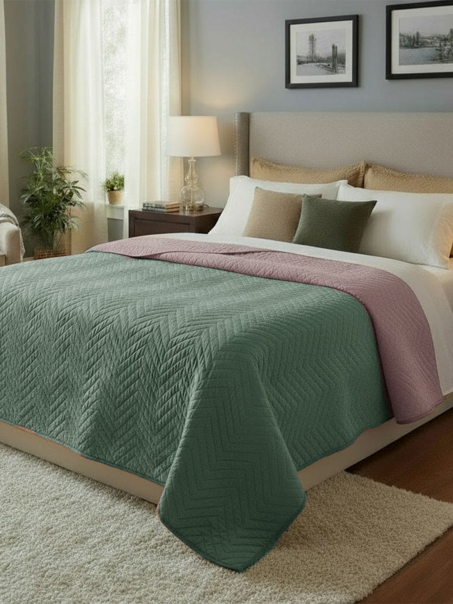 Trapuntino In Microfibra Anallergico Bicolor Duplex - Daltex