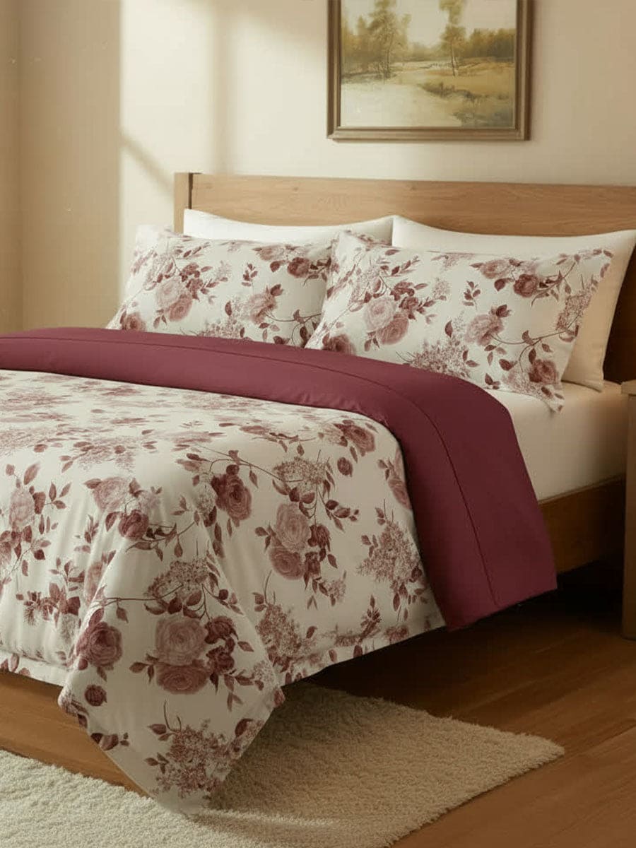 Parure Copripiumino 100% Cotone Naturale Sanderson - Daltex