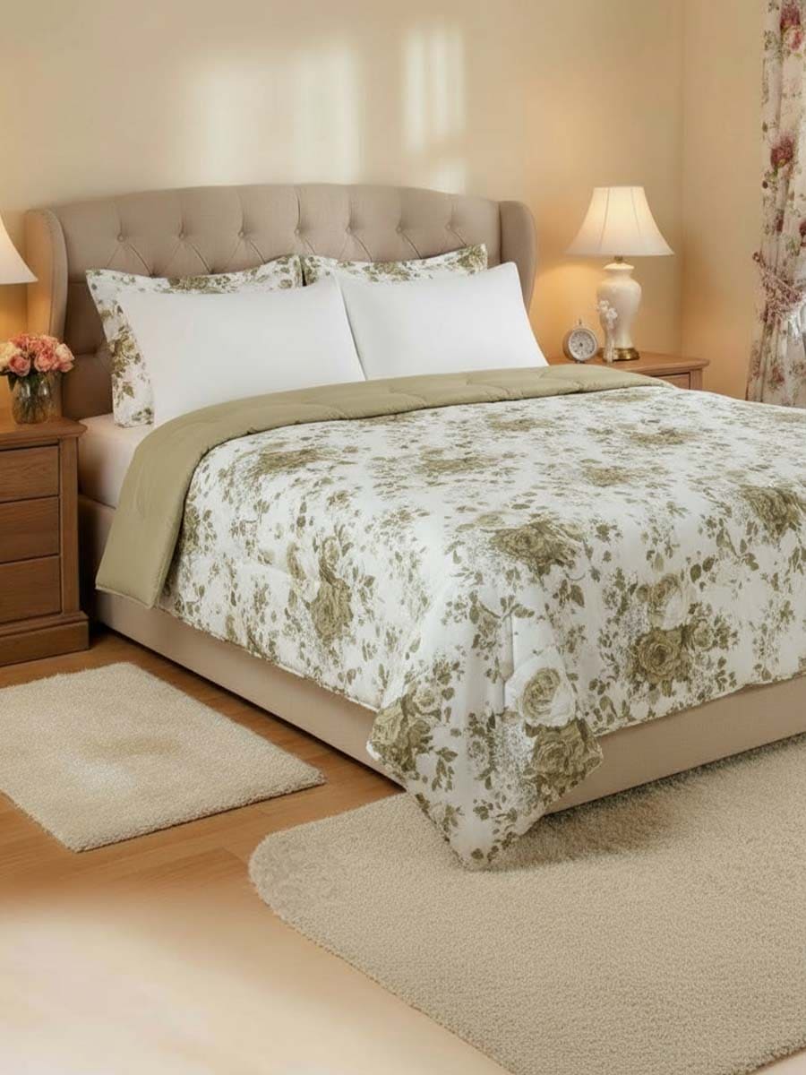 Trapunta In Percalle Di Cotone Double Face Sanderson - Daltex