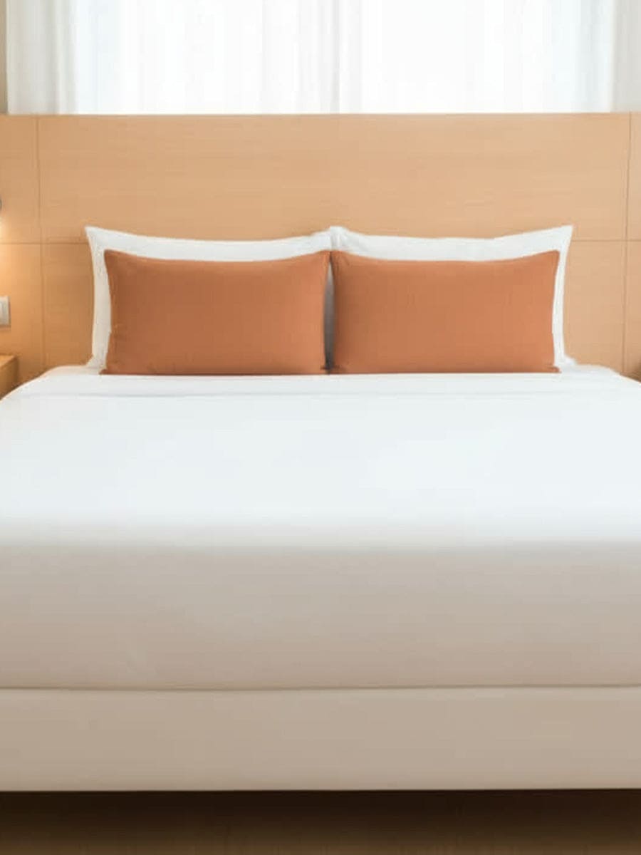 Coppia Federe Caldo Cotone Tinta Unita Essenza - Daltex