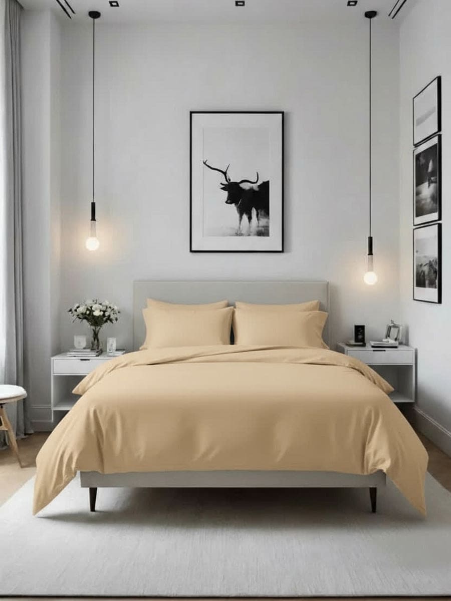 Parure Copripiumino Caldo Cotone Essenza - Daltex