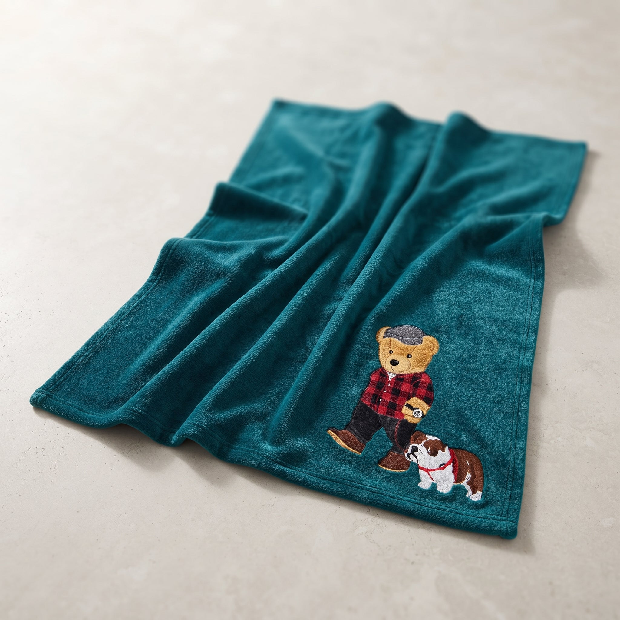 Plaid Morbidotto Sleep Teddy e Briciola Daunex – 150×200 cm