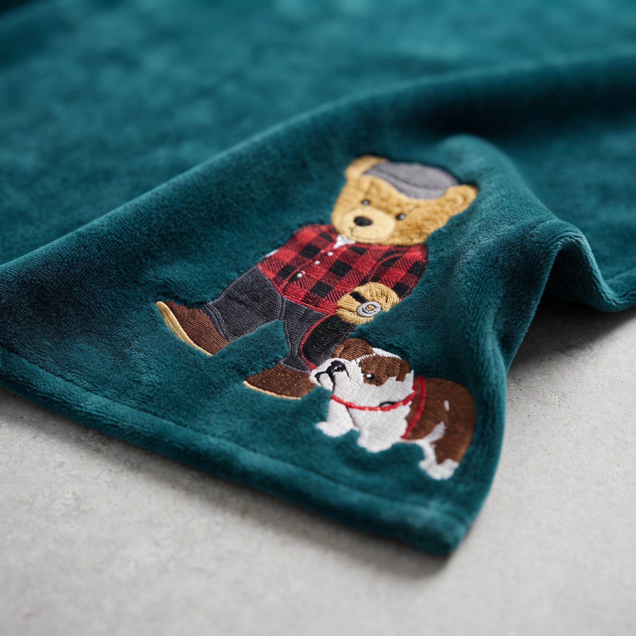 Plaid Morbidotto Sleep Teddy e Briciola Daunex – 150×200 cm