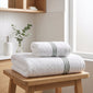 Set Coppiola e Telo Doccia in Spugna Ricamata Luxury 100% Cotone - Daunex