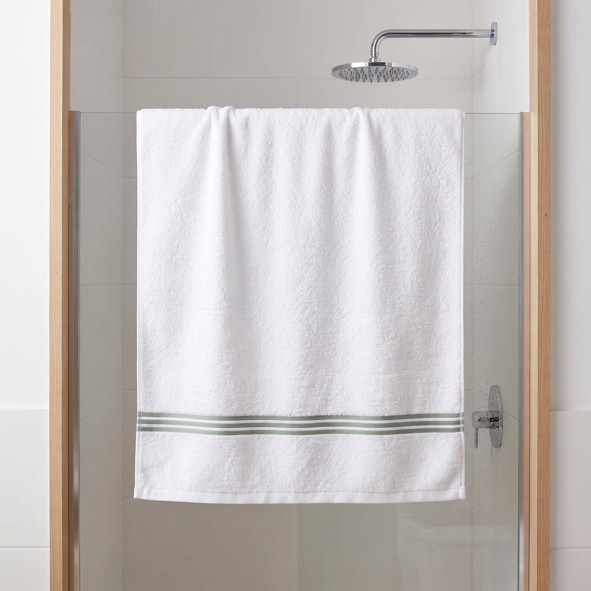 Set Coppiola e Telo Doccia in Spugna Ricamata Luxury 100% Cotone - Daunex