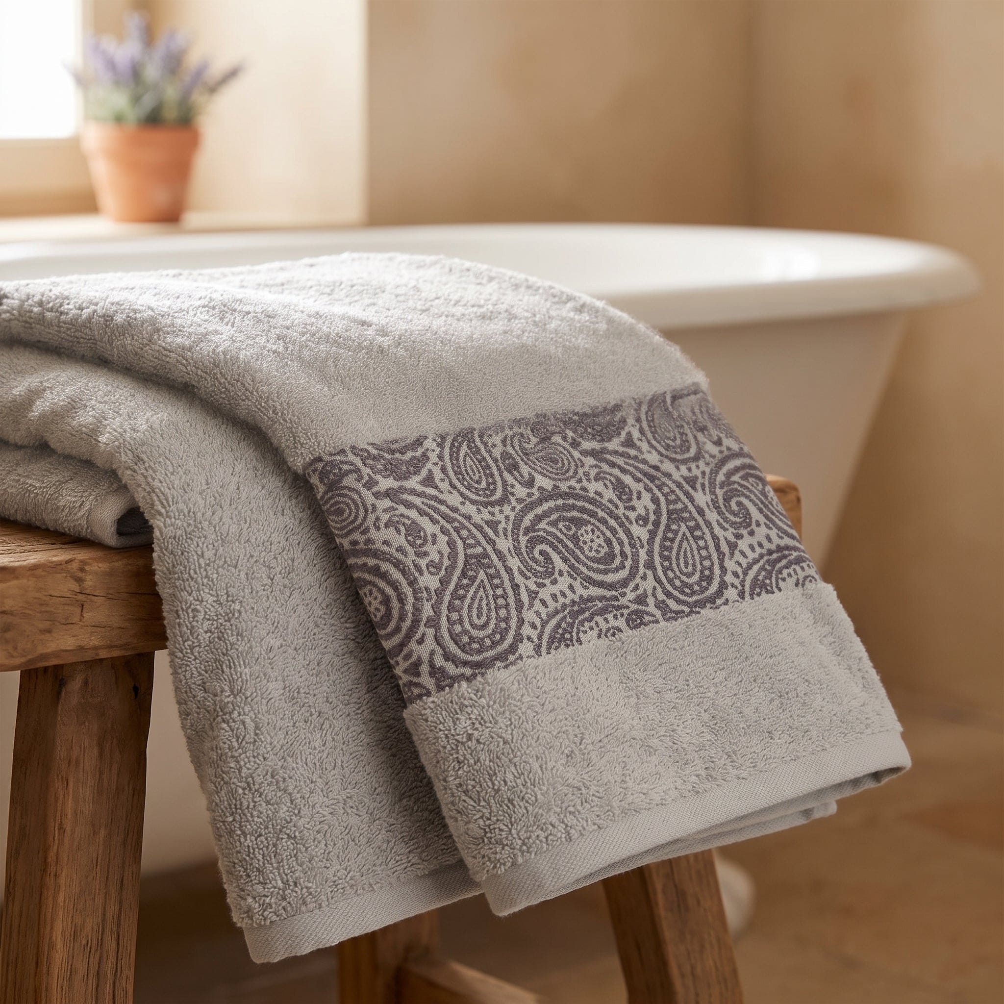Telo Doccia Spugna 450 grammi Cotone Naturale Cashmere - Daltex