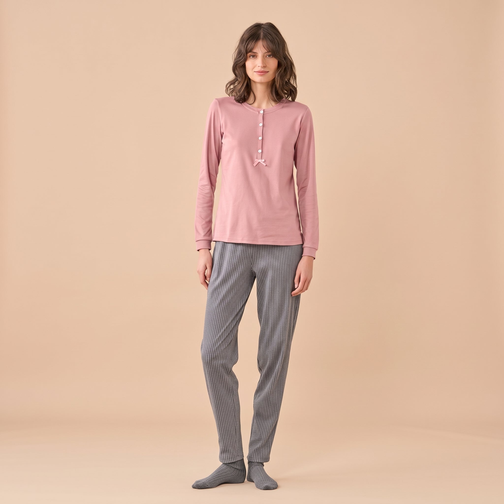 Pigiama Donna Caldo Cotone Noidinotte – FA009736