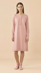 Camicia da Notte Donna Plus Jersey Invernale Essential Noidinotte – LA003664