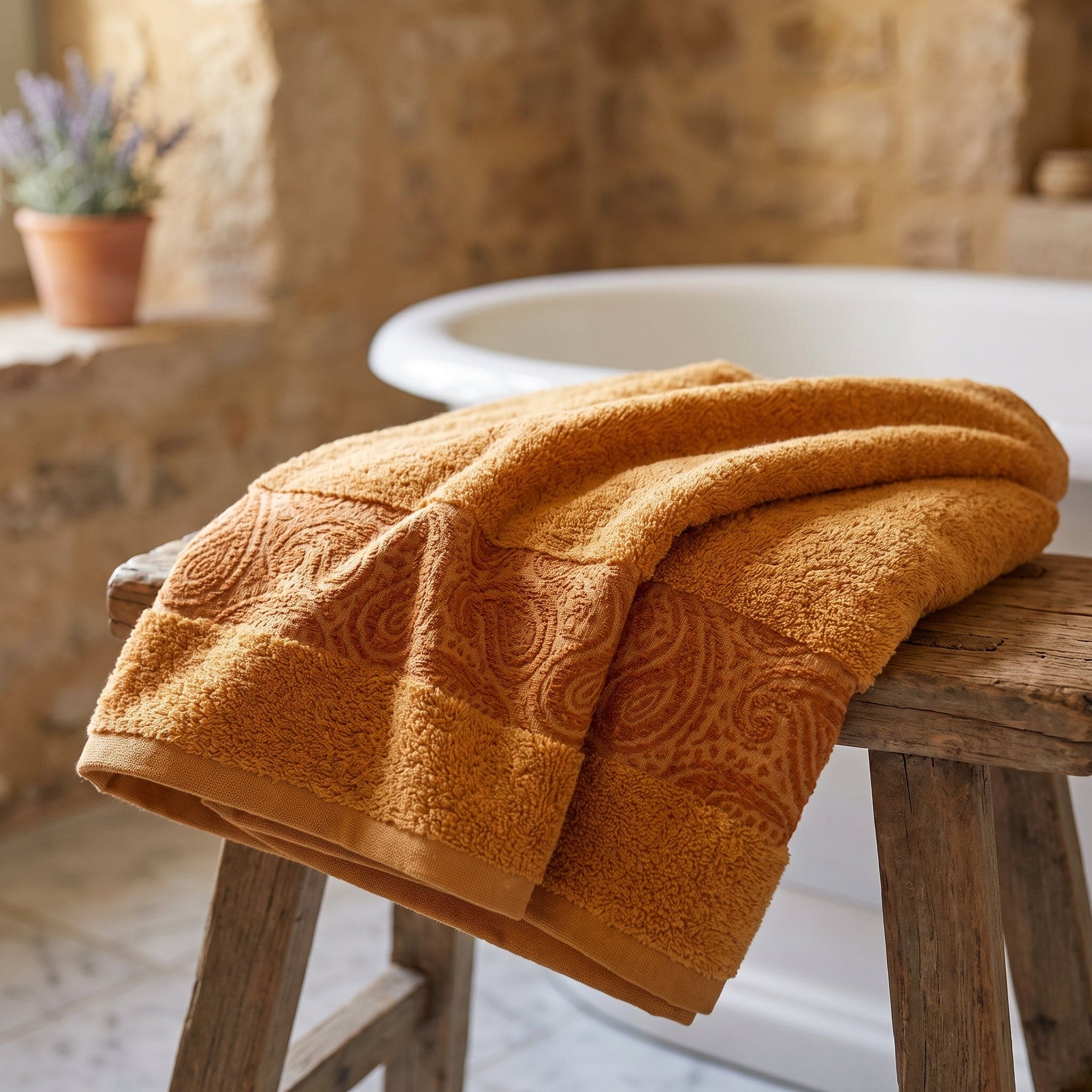 Telo Doccia Spugna 450 grammi Cotone Naturale Cashmere - Daltex