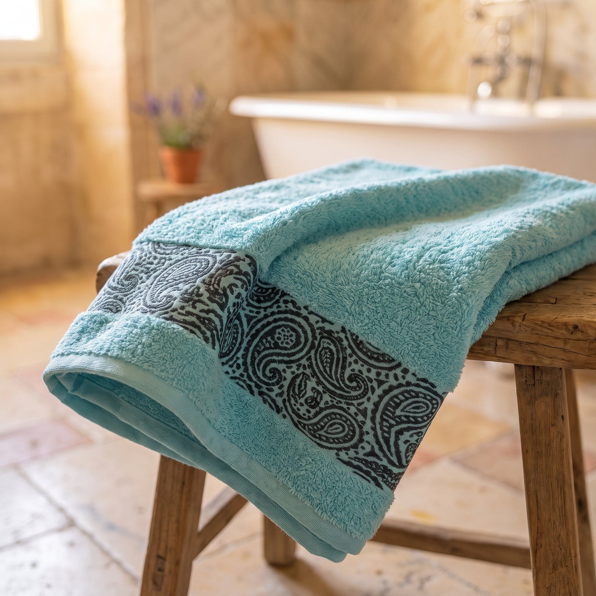 Telo Doccia Spugna 450 grammi Cotone Naturale Cashmere - Daltex