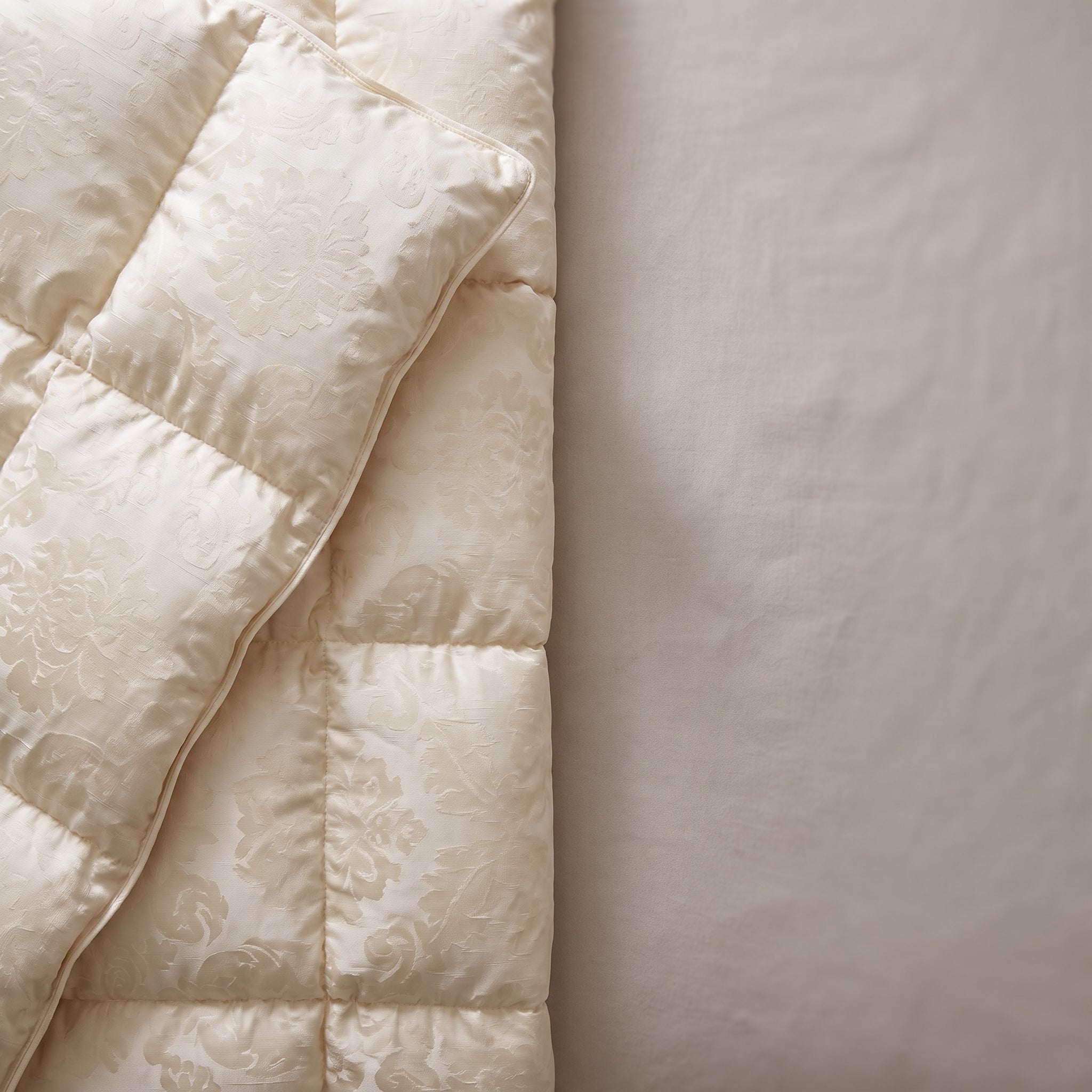 Piumino Matrimoniale Prestige Sestriere 270x260 cm Beige - 100% Piuma d'Oca Ungherese, Made in Italy